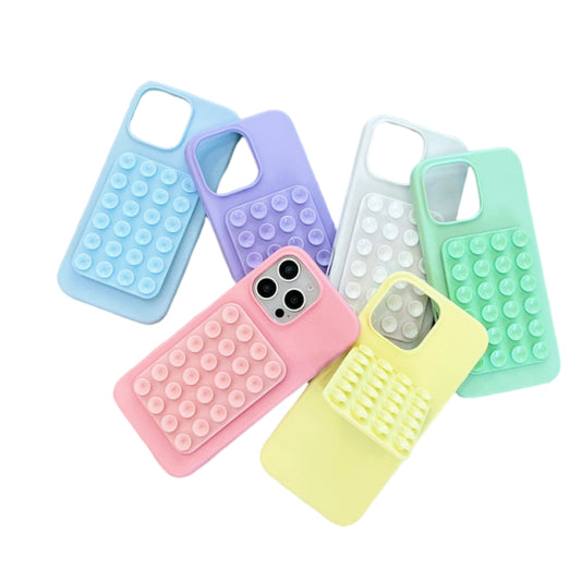 iPhone Case with Shockproof Silicone Suction Cup Design for 15/16 PRO/PROMAX/PLUS