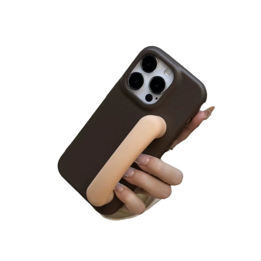 Handle Anti Fall Bracket Full Coverage Mobile Phone Case For iPhone 16 Pro Max 15 14 13 11