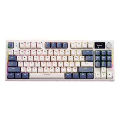 Mechanical Keyboard with Tri-mode RGB for Work Gaming