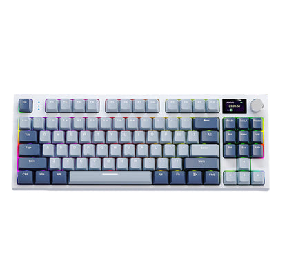 Mechanical Keyboard with Tri-mode RGB for Work Gaming