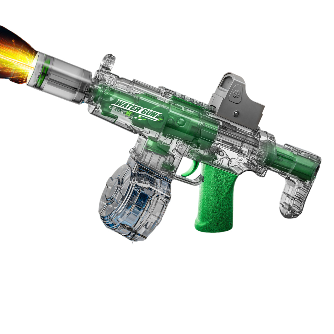 Water Gun with LED Lights Rapid-Fire Power for Kids