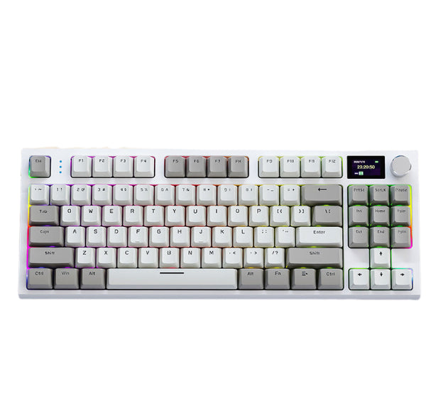 Mechanical Keyboard with Tri-mode RGB for Work Gaming