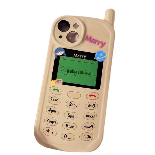 Cartoon Phone Button Anti Fall Mobile Phone Case For iPhone 16 Pro Max 15 14 13 11