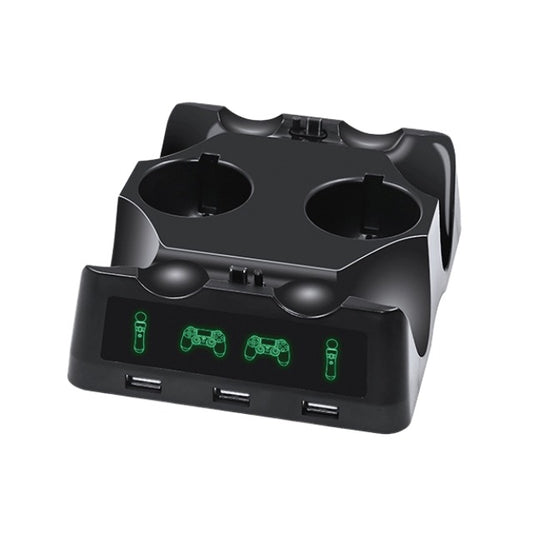 Charging Dock with Multi-function 4-in-1 for PS4 MOVE/VR Handles