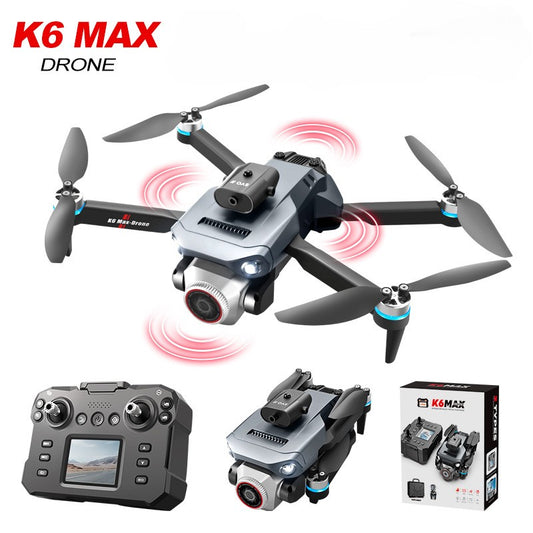K6 MAX Drone with Built-In Screen Controller 4K Obstacle Avoidance Camera for teenagers