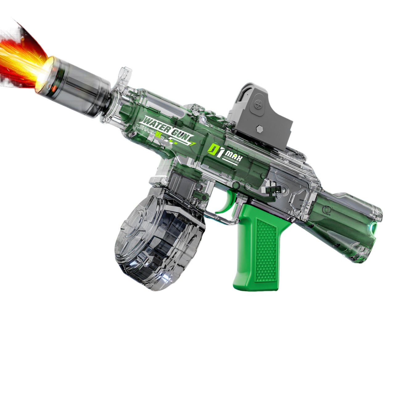 Water Gun with LED Lights Rapid-Fire Power for Kids