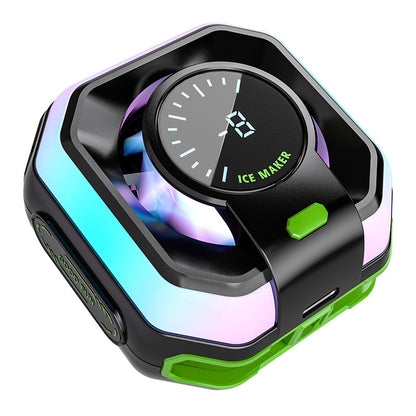 Phone Cooler with LED Display for Gaming