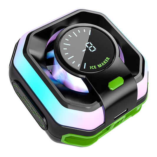 Phone Cooler with LED Display for Gaming