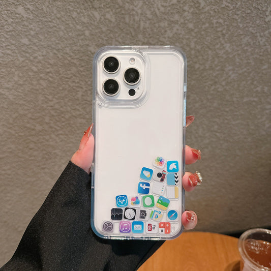 Quicksand App Icon Phone Case For iPhone 16 Pro Max 15 14 13 12 Case Phone