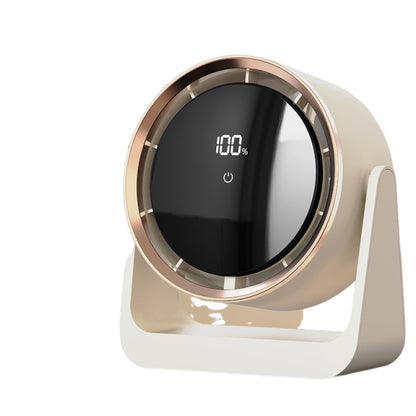 Fan with Bladeless Turbo  LED Display for Desktop Wall-Mount Portable