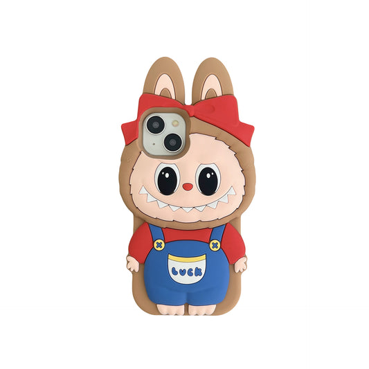 iPhone Case Cute Silicone 3D Cartoon for iPhone 16/15/14/13/12/11