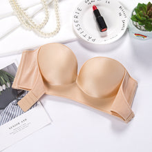 Load image into Gallery viewer, Women Invisible non-slip bra with no straps, front buckle with no steel ring Gathering adjustable bra