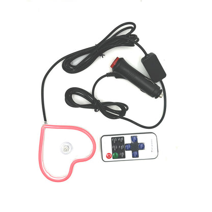 LED Luminous Heart Atmosphere Light, With Adjustable Brightness And Three Optional Lighting Modes, Suitable For All Models