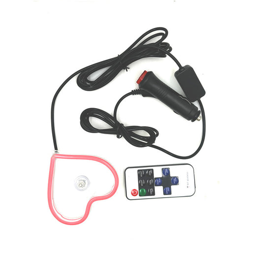 LED Luminous Heart Atmosphere Light, With Adjustable Brightness And Three Optional Lighting Modes, Suitable For All Models