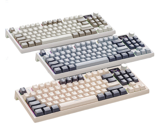 Mechanical Keyboard with Tri-mode RGB for Work Gaming