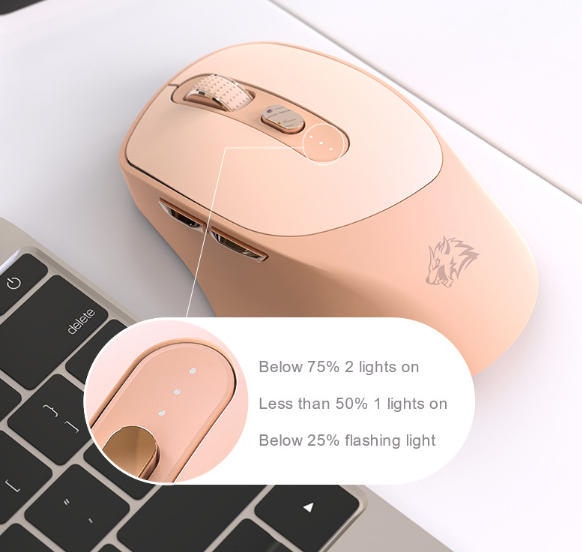 X7 Mouse with Wireless Bluetooth Dual Mode for Work Game