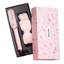 Load image into Gallery viewer, KD380 gift box in pink2021 straight hair curling iron lazy hair curler Dual purpose for straight hair and curly hair