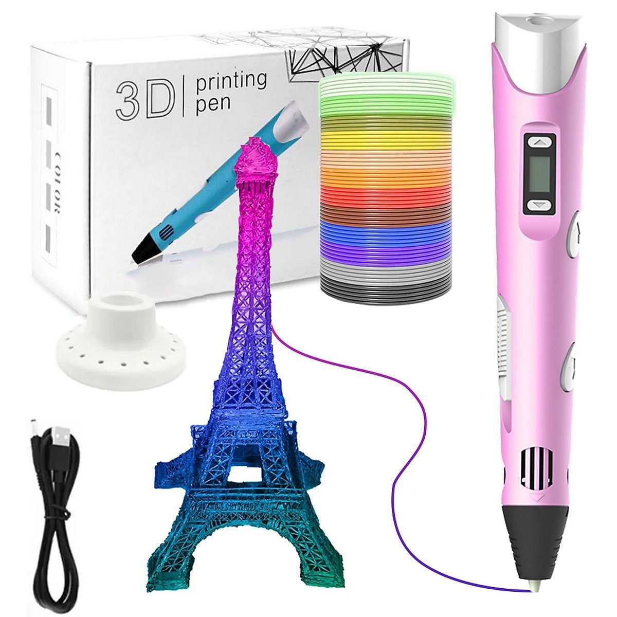 3D Pen for Kids - Make Sculptures and Kid Safe - Ages 6+ – MyAutomationGuru