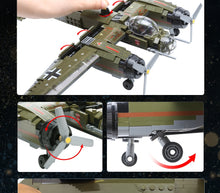Load image into Gallery viewer, 559pcs Military Ju-88 Bombing Plane Building Block WW2 Helicopter Army Weapon Soldier Model Bricks Kit Toy for Children