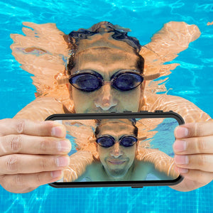 IP68 Real Waterproof Phone Case For iPhone 12 Pro Max 12 Mini 12 Pro Underwater Diving Water Proof Hide Bracket Phone Covers