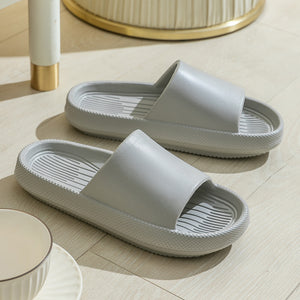 Thick-soled Slippers For Women and men, Summer EVA Couple Home Mute Sandals, Non-slip Bathroom Slippers