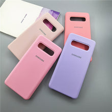Load image into Gallery viewer, Silicone Cover Soft Liquid Silicone Office Style Case For Samsung  with box