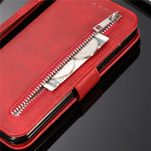 Load image into Gallery viewer, Leather Zipper A52 A72 Case For Samsung Galaxy Cover
