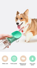 Load image into Gallery viewer, Portable Dog Water Bottle For Small Large Dogs Bowl Outdoor Walking Puppy Pet Travel Water Bottle Cat Drinking Bowl Dog Supplies