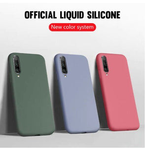 Original Liquid Silicone Case For Redmi Note 9S 8 10 7A 6 5 9A For Xiaomi Mi Note7 Lite 8T Pro 9A NOTE8 7Pro Luxury Back Cover