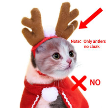 Load image into Gallery viewer, Christmas Hat Halloween Pet Costume For Cat Dog Puppy Costumes Scarf Gift New Year Santa Winter Cosplay Halloween Dog Cat Supply
