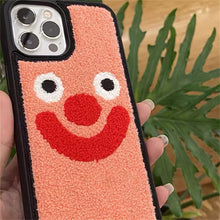 Load image into Gallery viewer, Korean Cute Fuzzy Plush Funny Phone Case For iPhone 11 12 13 Pro XS Max X XR 7 8 Plus Kawaii Winter Soft Shockproof Back Cover