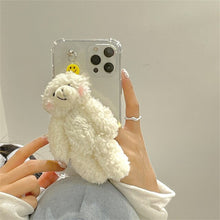 Load image into Gallery viewer, Cute Cartoon Blush Bear Bracelet Phone Case For iPhone 11 12 13 Pro XS Max X XR 7 8 Plus SE Clear Soft Shockproof Back Cover